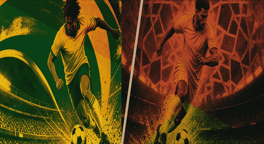 Affiche Brésil – Maroc
