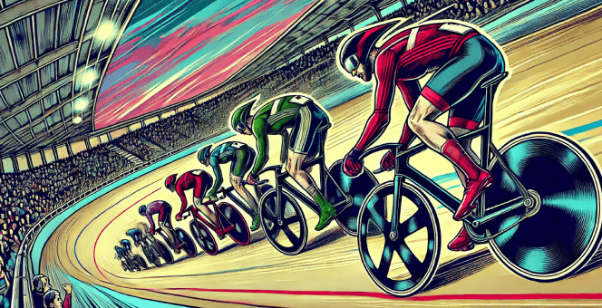 Image sur Épreuves et Histoire du Cyclisme sur Piste aux Jeux Olympiques