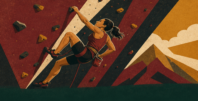 Image sur Les grimpeurs et grimpeuses en vitesse : Jeux olympiques 2024
