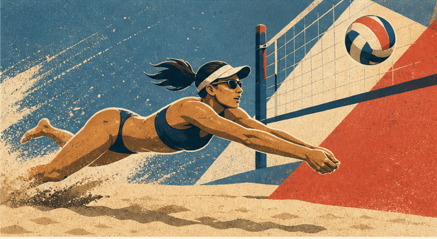 Image sur L'histoire du beach volley aux jeux olympiques